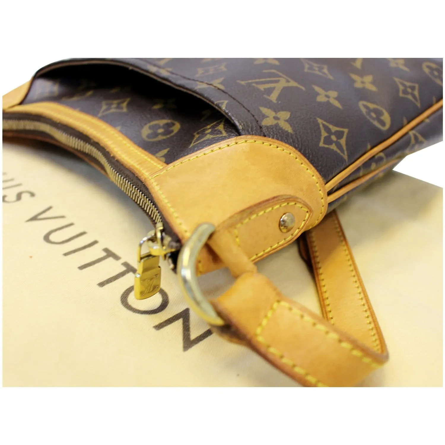 LOUIS VUITTON Odeon PM Monogram Canvas Shoulder Crossbody Bag Brown
